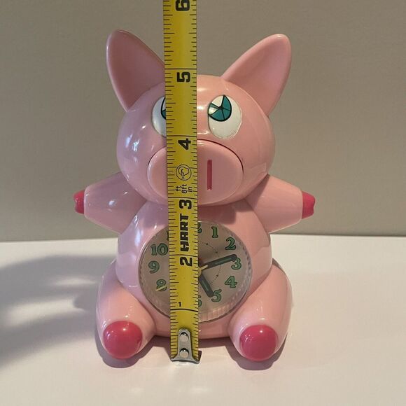 Tonde Burin Pig Alarm Clock SUPER RARE Vintage Collectible! HTF - Picture 3 of 9